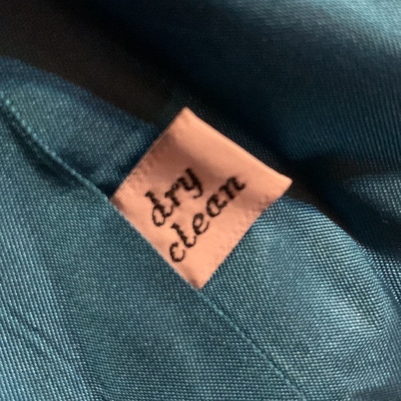 Vintage Pendleton Virgin Wool 2 Button Teal Blue Blazer Size Small Petite - Picture 7 of 17